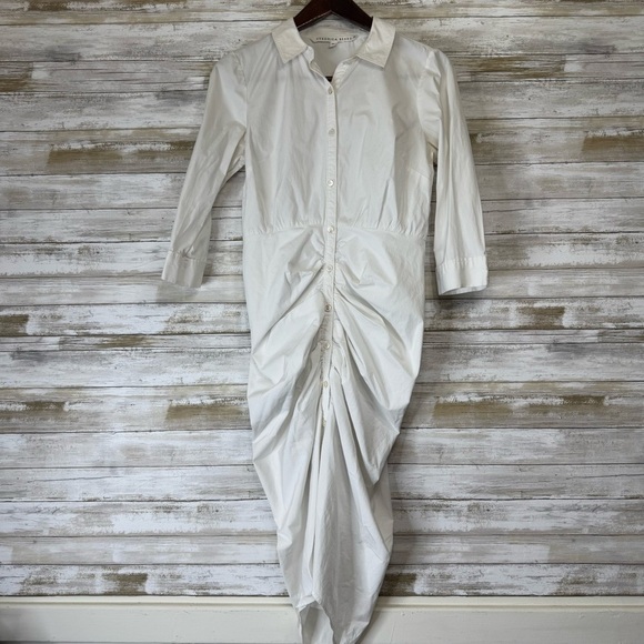 Veronica Beard Dresses & Skirts - Veronica Beard Capella White Button Down Shirt Dress Women’s size 6